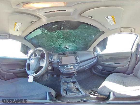2020 Mitsubishi Mirage ES with VIN ML32A3HJXLH002822, listed as a Copart auction lot 48404015 with 68,876 mi miles and Salvage Title. Bid and sale history available at carsss.com. Image 14.