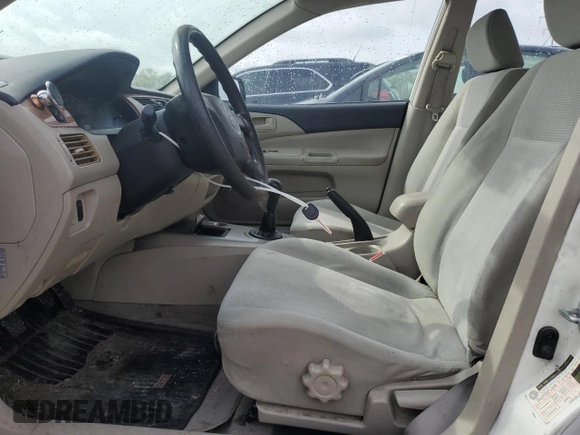 2005 Mitsubishi Lancer ES z VIN JA3AJ26EX5U042545, wystawiony jako Copart lot #54561325 z przebiegiem 194 289 mil mil oraz Szkoda całkowita • Salvage title. Historia ofert i sprzedaży dostępna na DreamBid. Obrazek 7.