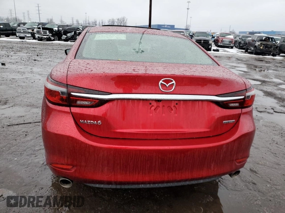 2020 Mazda 6 Touring with VIN JM1GL1VM1L1525218, listed as a Copart auction lot 89130045 with 42,612 mi miles and Salvage Title. Bid and sale history available at carsss.com. Image 6.