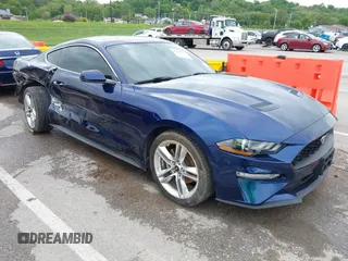 2020 Ford Mustang EcoBoost with VIN 1FA6P8TH2L5108722, listed as a IAAI auction lot 42182257 with 65,651 mi miles and . Bid and sale history available at DreamBid. Image 1.