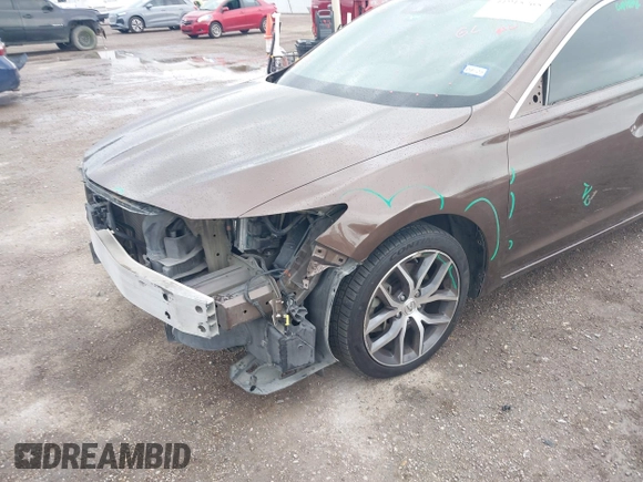 2019 Acura ILX w/Premium Pkg with VIN 19UDE2F76KA013692, listed as a IAAI auction lot 41915765 with 128,774 mi miles. Bid and sale history available at carsss.com. Image 6.