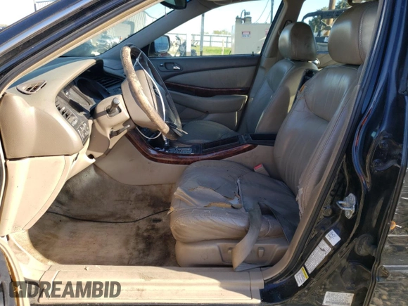 2003 Acura TL with VIN 19UUA56663A041370, listed as a Copart auction lot 62741844 with 319,180 mi miles and Salvage Title. Bid and sale history available at carsss.com. Image 7.