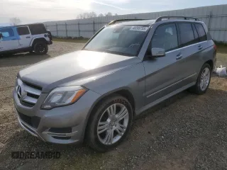 2015 Mercedes-Benz GLK with VIN WDCGG8JB0FG440447, listed as a Copart auction lot 48285755 with 114,987 mi miles and Salvage Title. Bid and sale history available at carsss.com. Image 1.