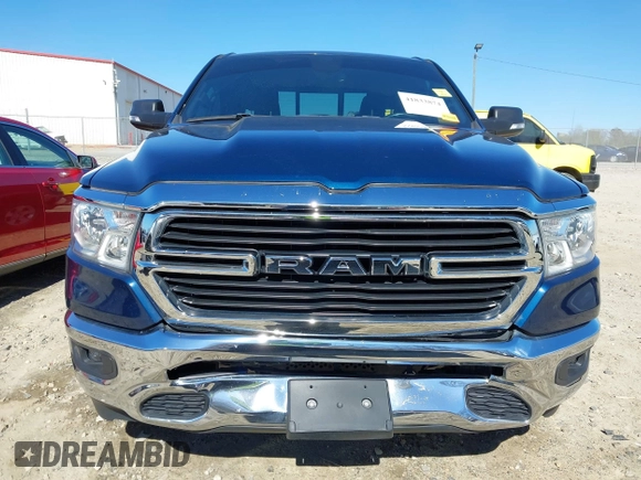 2021 Ram 1500 Big Horn with VIN 1C6RRFBG3MN699537, listed as a IAAI auction lot 41833874 with 45,149 mi miles. Bid and sale history available at carsss.com. Image 6.
