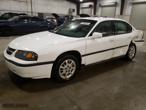 2000 Chevrolet Impala with VIN 2G1WF55E2Y9324586, listed as a Copart auction lot 47386535 with 154,485 mi miles and Salvage Title. Bid and sale history available at carsss.com. Image 1.