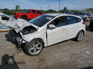 2015 Ford Focus Titanium with VIN 1FADP3N26FL333874, listed as a Copart auction lot 57473935 with 56,463 mi miles and Clean title. Bid and sale history available at DreamBid. Image 1.