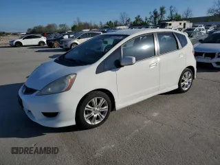 2009 Honda Fit Sport with VIN JHMGE88419C001626, listed as a Copart auction lot 52047375 with 154,585 mi miles and Salvage Title. Bid and sale history available at carsss.com. Image 1.