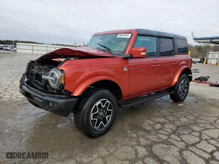 2023 Ford Bronco with VIN 1FMEE5BP3PLB71294, listed as a Copart auction lot 86829484 with 0 mi miles and Non Repairable. Bid and sale history available at carsss.com. Image 1.