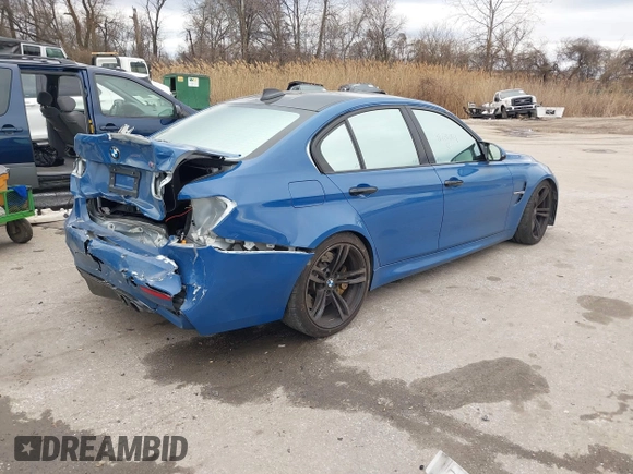 2015 BMW M3 z VIN WBS3C9C51FP803778, wystawiony jako IAAI lot #41732784 z przebiegiem 58 820 mil mil oraz . Historia ofert i sprzedaży dostępna na DreamBid. Obrazek 4.