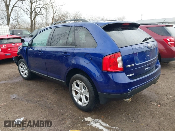 2014 Ford Edge SEL with VIN 2FMDK3JC2EBA20211, listed as a IAAI auction lot 41875254 with 195,046 mi miles. Bid and sale history available at carsss.com. Image 3.