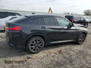2024 BMW X4 M40i with VIN 5UX43DT05R9U46776, listed as a Copart auction lot 55015005 with 38,692 mi miles and Salvage title. Bid and sale history available at DreamBid. Image 3.