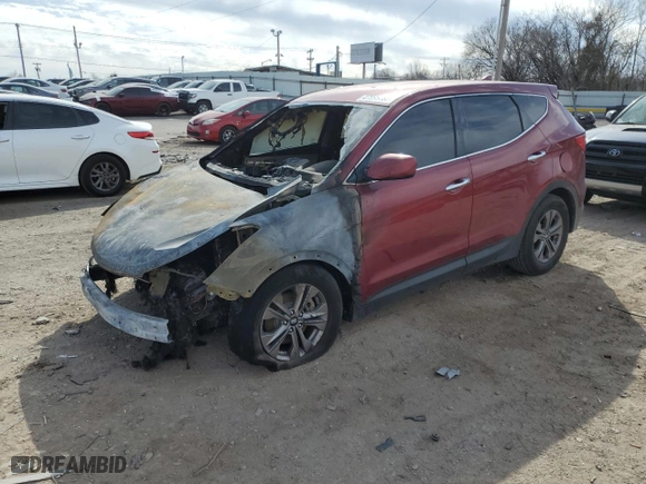 2015 Hyundai Santa Fe Sport with VIN 5XYZT3LB9FG259098, listed as a Copart auction lot 47095765 with 0 mi miles and Salvage Title. Bid and sale history available at carsss.com. Image 1.