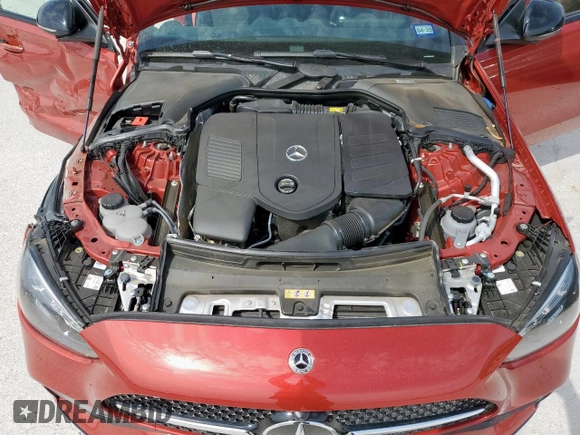 2023 Mercedes-Benz C 300 with VIN W1KAF4HB0PR109991, listed as a Copart auction lot 50087035 with 5,548 mi miles and Salvage Title. Bid and sale history available at DreamBid. Image 11.