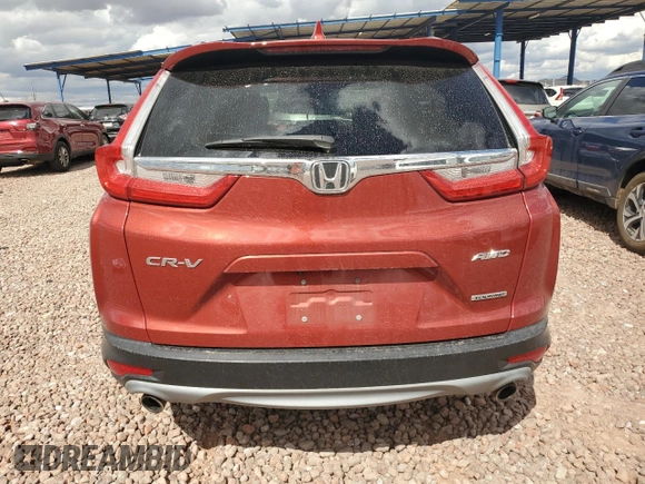 2018 Honda CR-V Touring with VIN 2HKRW2H9XJH670518, listed as a Copart auction lot 48620765 with 61,016 mi miles and Salvage Title. Bid and sale history available at carsss.com. Image 6.