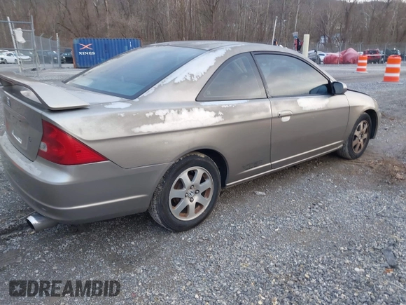 2003 Honda Civic EX with VIN 1HGEM21913L016845, listed as a IAAI auction lot 41713992 with 232,888 mi miles. Bid and sale history available at carsss.com. Image 4.