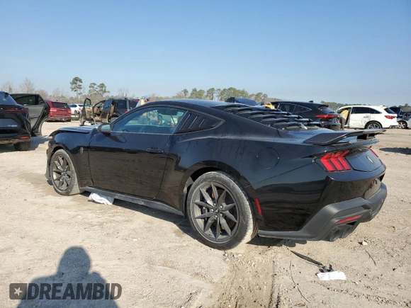 2024 Ford Mustang Dark Horse with VIN 1FA6P8R0XR5501426, listed as a Copart auction lot 47473925 with 5,124 mi miles and Salvage Title. Bid and sale history available at carsss.com. Image 2.
