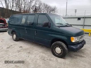 1999 Ford Econoline Cargo with VIN 1FTRE1424XHB64812, listed as a Copart auction lot 85494344 with 197,032 mi miles and Non Repairable. Bid and sale history available at carsss.com. Image 4.
