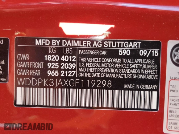 2016 Mercedes-Benz SLK 300 z VIN WDDPK3JAXGF119298, wystawiony jako Copart lot #43437575 z przebiegiem 28 940 mil mil oraz Szkoda całkowita • Salvage title. Historia ofert i sprzedaży dostępna na DreamBid. Obrazek 12.