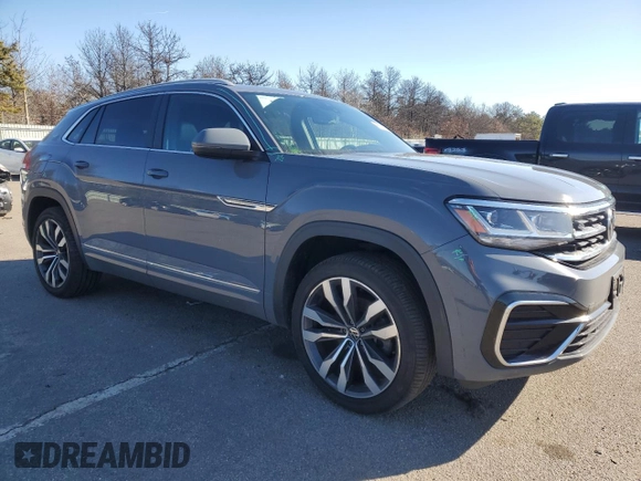 2021 Volkswagen Atlas SEL with VIN 1V2SE2CA4MC236762, listed as a Copart auction lot 45089025 with 79,963 mi miles and Salvage title. Bid and sale history available at DreamBid. Image 4.