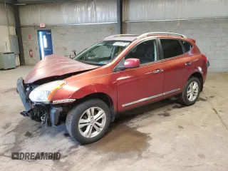 2012 Nissan Rogue S with VIN JN8AS5MV3CW363318, listed as a Copart auction lot 63020035 with 56,811 mi miles and Salvage title. Bid and sale history available at DreamBid. Image 1.