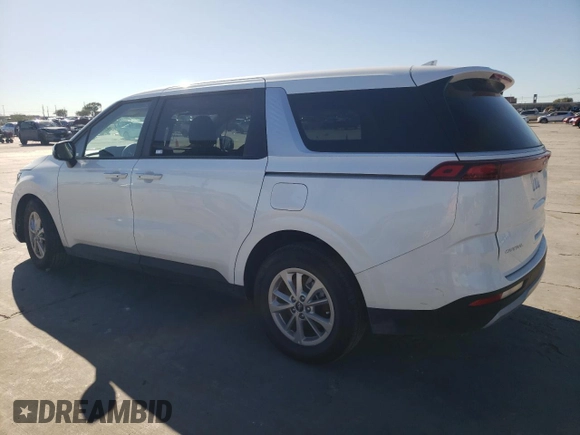 2024 Kia Carnival LX with VIN KNDNB4H32R6433335, listed as a Copart auction lot 81582244 with 6,322 mi miles and Salvage Title. Bid and sale history available at carsss.com. Image 2.