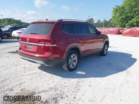 2018 Volkswagen Atlas SE with VIN 1V2DR2CA5JC521950, listed as a IAAI auction lot 42057467 with 99,750 mi miles and . Bid and sale history available at DreamBid. Image 4.