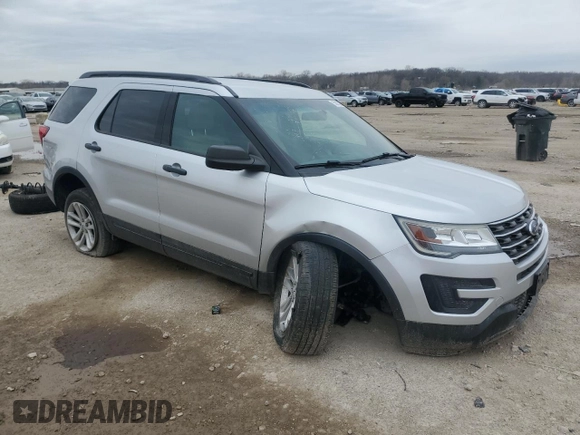 2016 Ford Explorer with VIN 1FM5K8BH4GGC32406, listed as a Copart auction lot 50003225 with 124,896 mi miles and Salvage Title. Bid and sale history available at DreamBid. Image 4.
