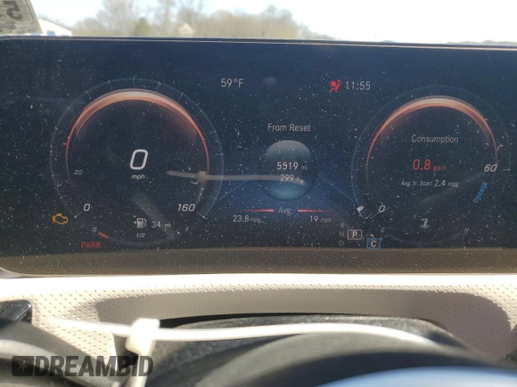 2022 Mercedes-Benz A 220 with VIN W1K3G4FB0NJ362944, listed as a Copart auction lot 49607325 with 5,519 mi miles and Salvage Title. Bid and sale history available at DreamBid. Image 9.