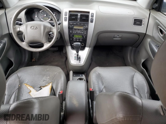2006 Hyundai Tucson GLS with VIN KM8JN72D36U450513, listed as a Copart auction lot 53884005 with 158,841 mi miles and Clean Title. Bid and sale history available at carsss.com. Image 8.