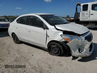 2019 Mitsubishi Mirage G4 ES with VIN ML32F3FJ4KHF14422, listed as a Copart auction lot 47749204 with 122,336 mi miles and Salvage Title. Bid and sale history available at carsss.com. Image 4.