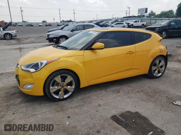 2016 Hyundai Veloster z VIN KMHTC6AD8GU278670, wystawiony jako Copart lot #57315695 z przebiegiem 89 496 mil mil oraz Szkoda całkowita • Salvage title. Historia ofert i sprzedaży dostępna na DreamBid. Obrazek 1.