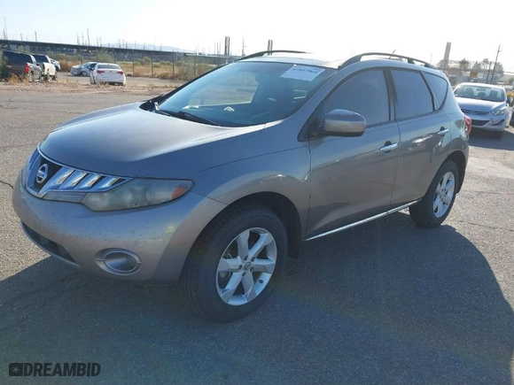 2010 Nissan Murano S with VIN JN8AZ1MU7AW010637, listed as a IAAI auction lot 41847060 with 134,386 mi miles. Bid and sale history available at carsss.com. Image 2.