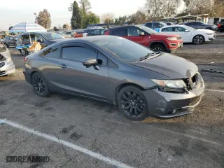 2015 Honda Civic Coupe EX-L with VIN 2HGFG3B02FH522171, listed as a Copart auction lot 42799445 with 101,938 mi miles and Salvage Title. Bid and sale history available at carsss.com. Image 4.