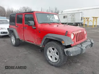 2018 Jeep Wrangler JK Unlimited Sport with VIN 1C4BJWDG0JL807344, listed as a IAAI auction lot 41440494 with 46,300 mi miles. Bid and sale history available at carsss.com. Image 1.