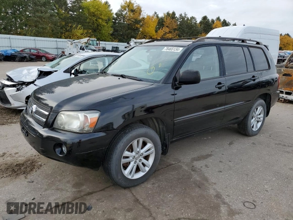 2006 Toyota Highlander Hybrid with VIN JTEEW21A960014765, listed as a Copart auction lot 78465134 with 212,689 mi miles and Clean Title. Bid and sale history available at carsss.com. Image 1.