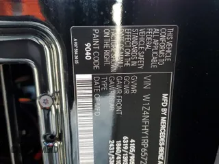 2024 Mercedes-Benz Sprinter with VIN W1Z4NFHY1RP657272, listed as a Copart auction lot 60140344 with Not Provided miles and Salvage Title. Bid and sale history available at DreamBid. Image 13.