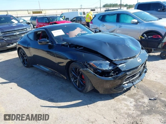 2023 Nissan Z Performance with VIN JN1BZ4BH9PM310761, listed as a IAAI auction lot 41630494 with 6,541 mi miles and . Bid and sale history available at DreamBid. Image 1.