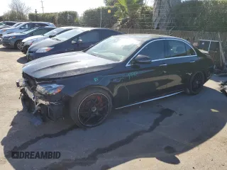 2020 Mercedes-Benz E-Class AMG E 63 S with VIN WDDZF8KB8LA717950, listed as a Copart auction lot 44249075 with 27,991 mi miles and Salvage Title. Bid and sale history available at carsss.com. Image 1.