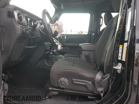 2018 Jeep Wrangler Unlimited Sahara z VIN 1C4HJXEN0JW331477, wystawiony jako Copart lot #49520785 z przebiegiem 98 413 mil mil oraz Szkoda całkowita • Salvage title. Historia ofert i sprzedaży dostępna na DreamBid. Obrazek 7.