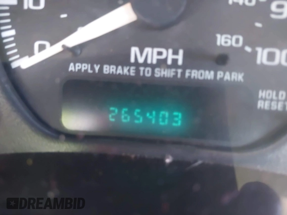 2001 Chevrolet Tahoe LS with VIN 1GNEK13T11R220134, listed as a IAAI auction lot 41965690 with 265,403 mi miles. Bid and sale history available at carsss.com. Image 12.