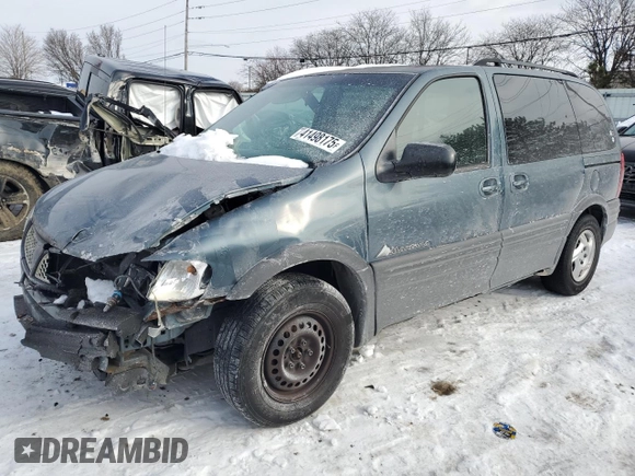 2004 Pontiac Montana z VIN 1GMDU03E04D139648, wystawiony jako Copart lot #41498175 z przebiegiem 243 739 mil mil oraz Szkoda całkowita • Salvage title. Historia ofert i sprzedaży dostępna na DreamBid. Obrazek 1.