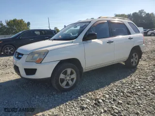 2009 Kia Sportage LX with VIN KNDJE724097565593, listed as a Copart auction lot 74355404 with 156,924 mi miles and Salvage Title. Bid and sale history available at carsss.com. Image 1.