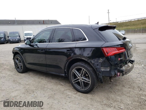 2020 Audi SQ5 Premium Plus with VIN WA1B4AFY6L2069701, listed as a Copart auction lot 71760623 with 56,037 mi miles and . Bid and sale history available at DreamBid. Image 2.