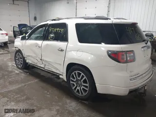 2014 GMC Acadia Denali with VIN 1GKKVTKD2EJ225389, listed as a IAAI auction lot 41718955 with 126,865 mi miles. Bid and sale history available at carsss.com. Image 3.