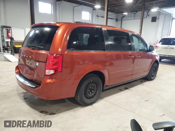 2012 Dodge Grand Caravan SE with VIN 2C4RDGBG5CR302148, listed as a Copart auction lot 54129475 with 191,187 mi miles and Clean Title. Bid and sale history available at DreamBid. Image 3.