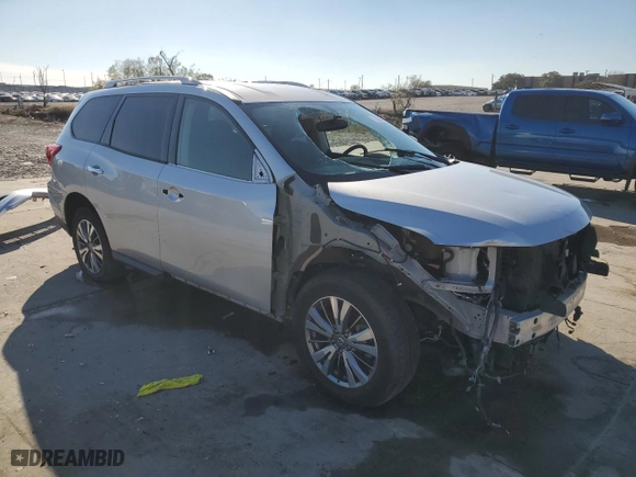 2019 Nissan Pathfinder S with VIN 5N1DR2MN4KC617830, listed as a Copart auction lot 82685194 with 123326 miles and Clean Title. Bid and sale history available at carsss.com. Image 4.