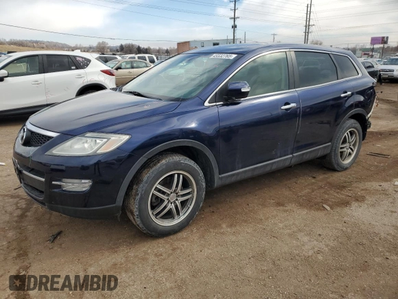 2009 Mazda CX-9 Touring with VIN JM3TB38A090165847, listed as a Copart auction lot 45532765 with 189,961 mi miles and Salvage Title. Bid and sale history available at carsss.com. Image 1.