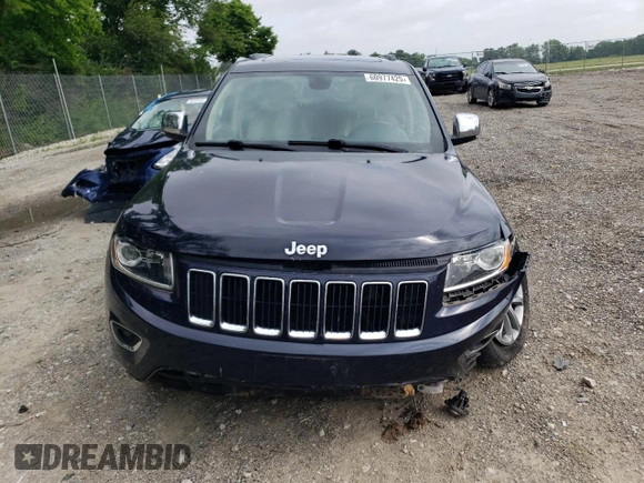 2014 Jeep Grand Cherokee Limited with VIN 1C4RJFBG4EC355034, listed as a Copart auction lot 60977425 with 102,852 mi miles and Salvage title. Bid and sale history available at DreamBid. Image 5.