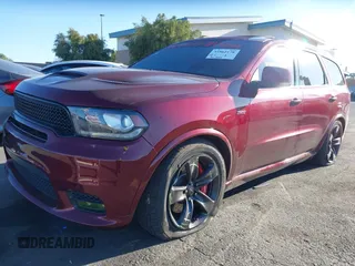 2018 Dodge Durango SRT with VIN 1C4SDJGJ5JC291287, listed as a IAAI auction lot 41862178 with 70,294 mi miles and . Bid and sale history available at DreamBid. Image 20.