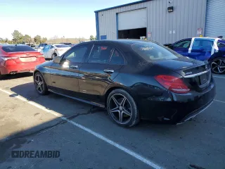 2016 Mercedes-Benz C 450 AMG with VIN 55SWF6EB9GU126292, listed as a Copart auction lot 43667945 with 126,767 mi miles and Clean Title. Bid and sale history available at carsss.com. Image 2.